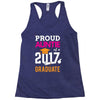 Class of 2017 Proud Auntie Graduation Racerback Tank