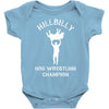 hog wrestling Baby Onesie