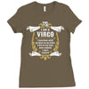 I Am A Virgo Ladies Fitted T-Shirt