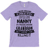 Super Cool Nanny Of A Freaking Awesome Grandson T-Shirt