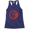 pi day logo Racerback Tank