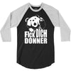 ted fick dich donner 3/4 Sleeve Shirt