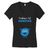 Creating a Lil Monster Baby Boy Women's V-Neck T-Shirt