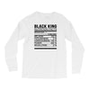 black king nutrition facts Long Sleeve Shirts