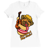 keep calm and play music Ladies Fitted T-Shirt
