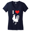 i love cock Women's V-Neck T-Shirt