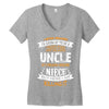 Super Cool Uncle Of A Freaking Awesome Niece Women's V-Neck T-Shirt