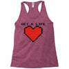 get a life Racerback Tank