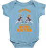training to be the strongest super saiyan Baby Bodysuit
