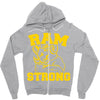 ram strong Zipper Hoodie
