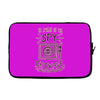 be aware of the spy crowave Laptop sleeve