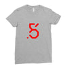 red logo best Ladies Fitted T-Shirt