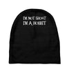 i'm not short, i'm a hobbit   new funny Baby Beanies
