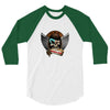 MANIAC OF SKULL 3/4 Sleeve Shirt