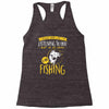 fishing in my head! Racerback Tank
