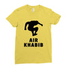 air khabib silhouette Ladies Fitted T-Shirt