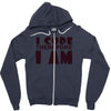 i code therefore i am Zipper Hoodie