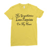 grandkitties pawprints Ladies Fitted T-Shirt