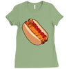 hotdogs on a bun Ladies Fitted T-Shirt