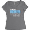 engineer Women's Triblend Scoop T-shirt
