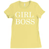 girl boss Ladies Fitted T-Shirt