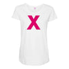 pink x Maternity Scoop Neck T-shirt
