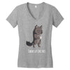 i woke up like this Women's V-Neck T-Shirt