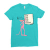pink panther list Ladies Fitted T-Shirt