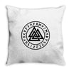 valhalla rune Throw Pillow
