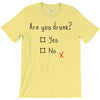 Are You Drunk? Yes or No T-Shirt