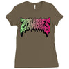 zombies (4) Ladies Fitted T-Shirt