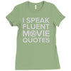 movie quotes Ladies Fitted T-Shirt
