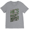 zombie right behind V-Neck Tee