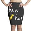 be a hero logo white Pencil Skirts