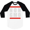 non gmo 3/4 Sleeve Shirt