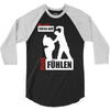 wer nicht h&ouml;ren will muss f&uuml;hlen 3/4 Sleeve Shirt