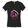 mamasaurus Women's V-Neck T-Shirt