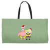 spongebob squarepants and patrick christmas Weekender Totes