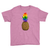 rainbow pineaplle Youth Tee