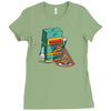 microwave Ladies Fitted T-Shirt