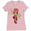 red panda Ladies Fitted T-Shirt