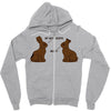 my butt hurts Zipper Hoodie