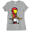 iron man Ladies Fitted T-Shirt
