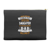 Super Cool Daughter Of A Freaking Awesome Dad Accessory Pouches