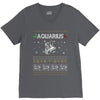 aquarius christmas ugly sweater V-Neck Tee