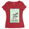 2 stroke aftershave, ideal birthday gift present. Women's Triblend Scoop T-shirt