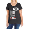 nes game   blow me! Ladies Curvy T-Shirt