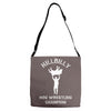 hillbilly hog wrestling champ Adjustable Strap Totes