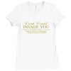 philosobee quote 35 Ladies Fitted T-Shirt