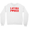 latina power with heart Crewneck Sweatshirt